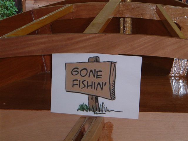 Gone fishing!..