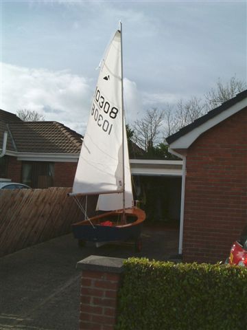 Crispy, white brand new sails.